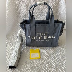 Marc Jacobs “Blue Shadow” canvas tote bag